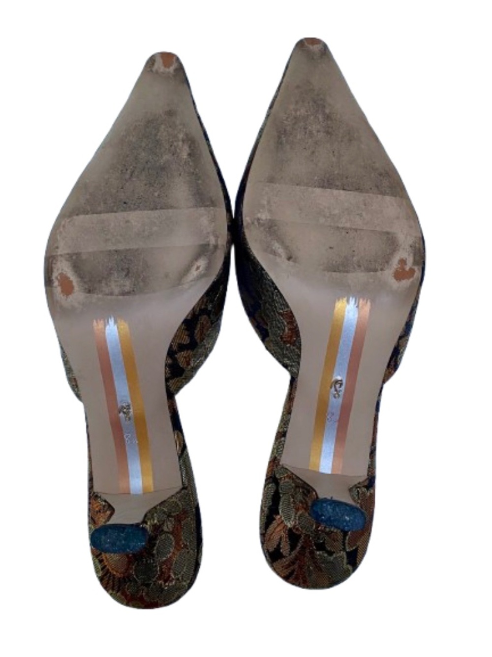 Sam Edelman Brit Jewel Brocade Kitten Heel - Picture 13 of 14